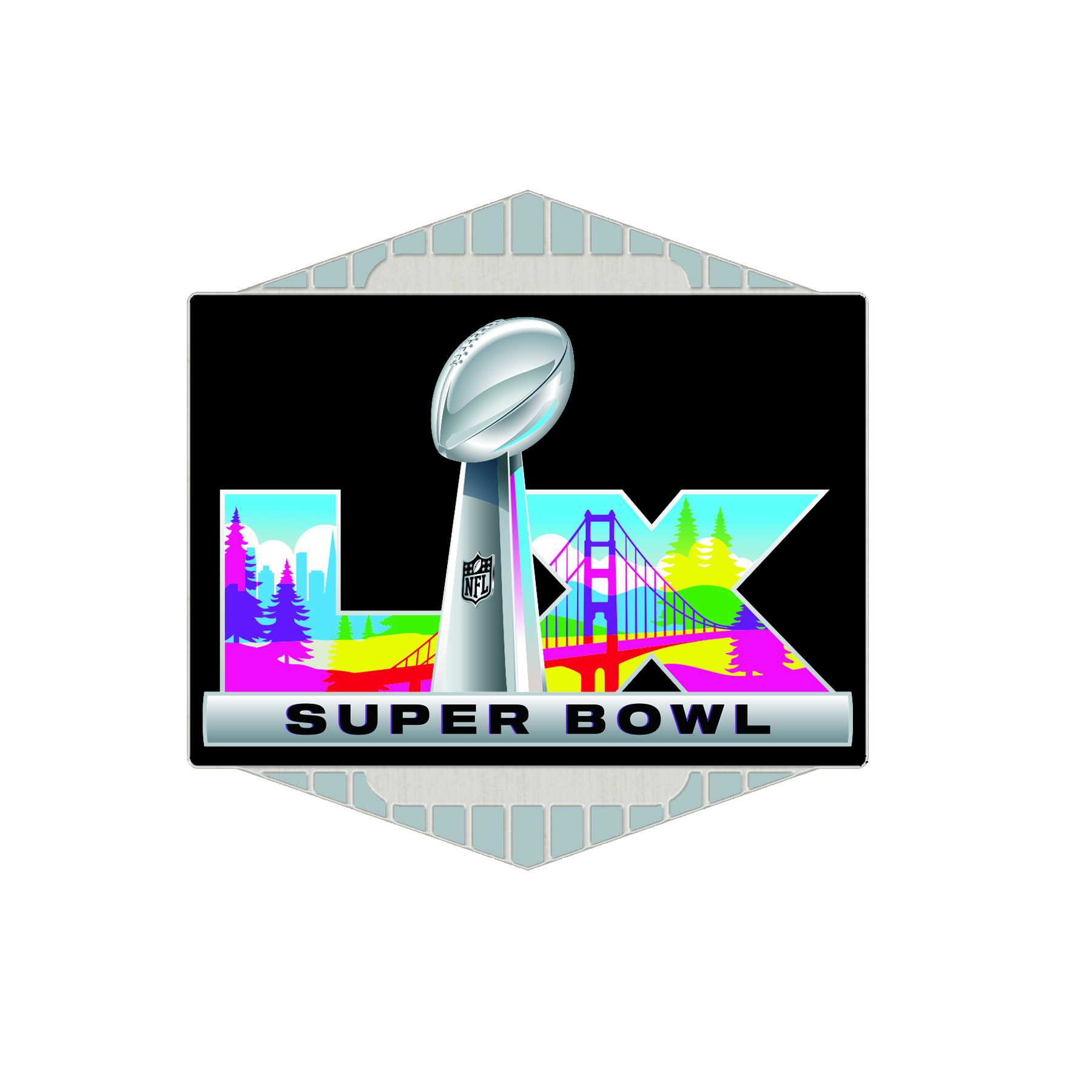 image of: Super Bowl LX Collector Pin