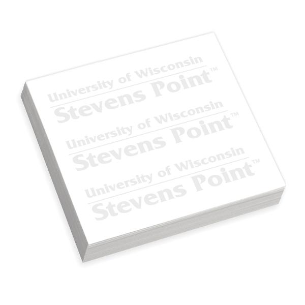 UWSP Souvenir Sticky Note 3" x 3" Pad, 50 Sheet - 2 Pack; $4.98