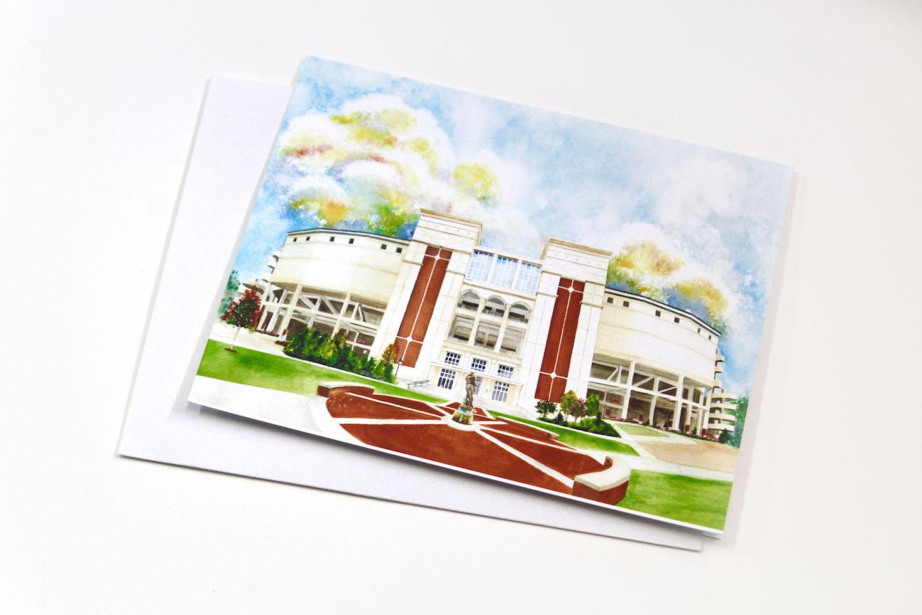 image of: Ole Miss Notecard - Vaught-Hemingway Stadium