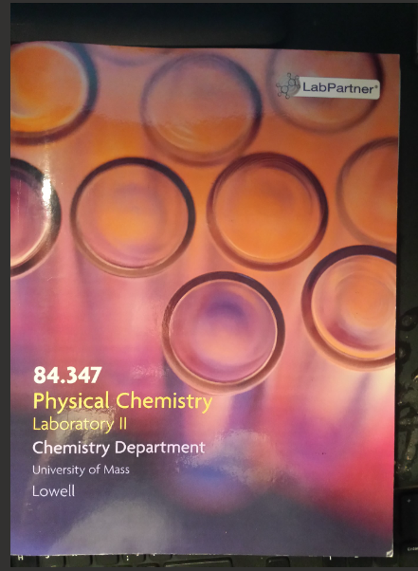 Cover image for Physical Chemistry Laboratory II 