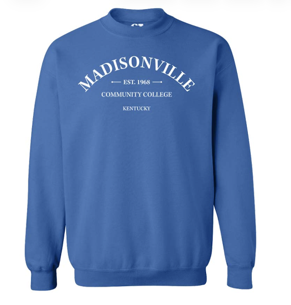 KMCC CREW SWEAT COLLEGIATE; $54.99