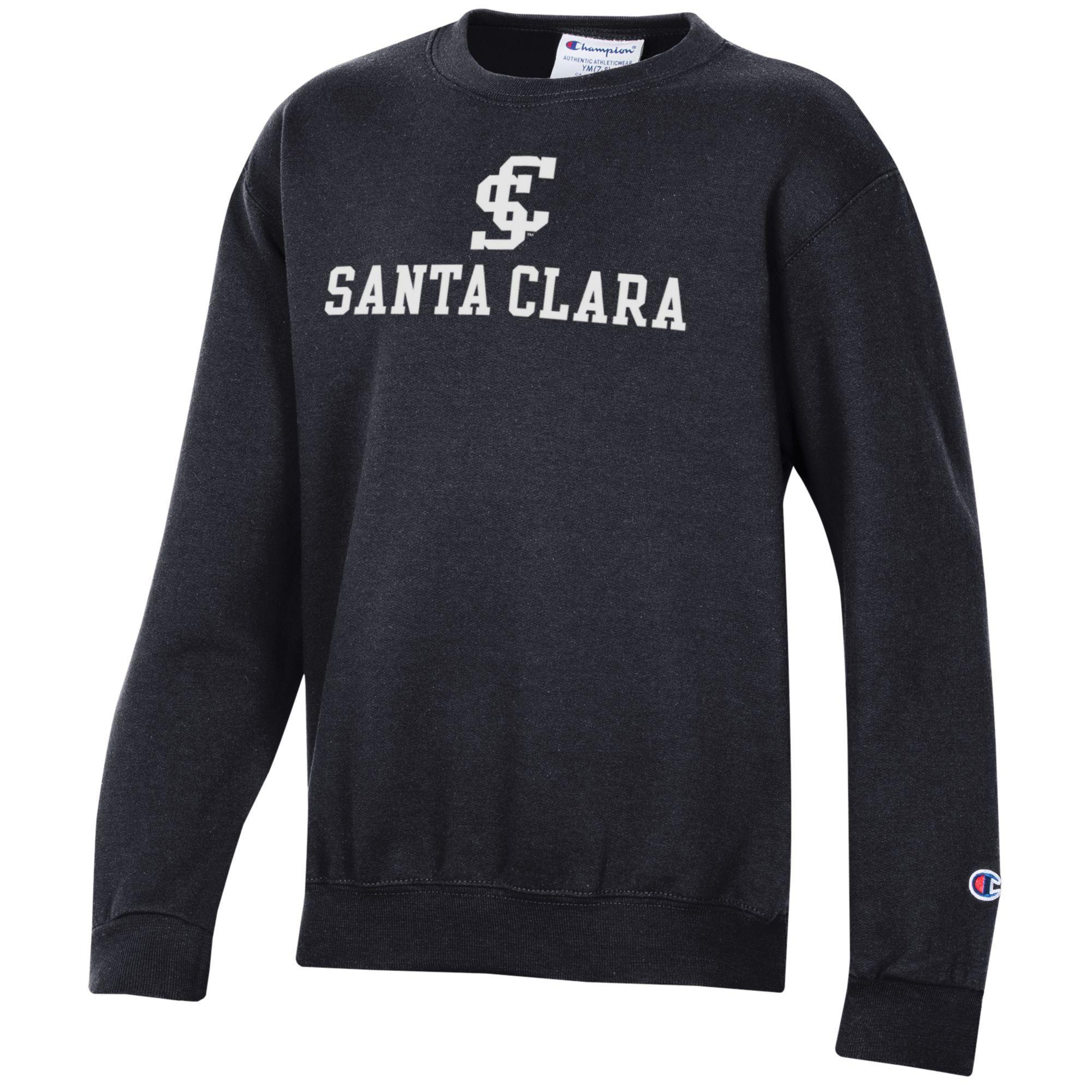 Product image 1 of 1 for Santa Clara Broncos Champion Youth SC Powerblend Crew, Black