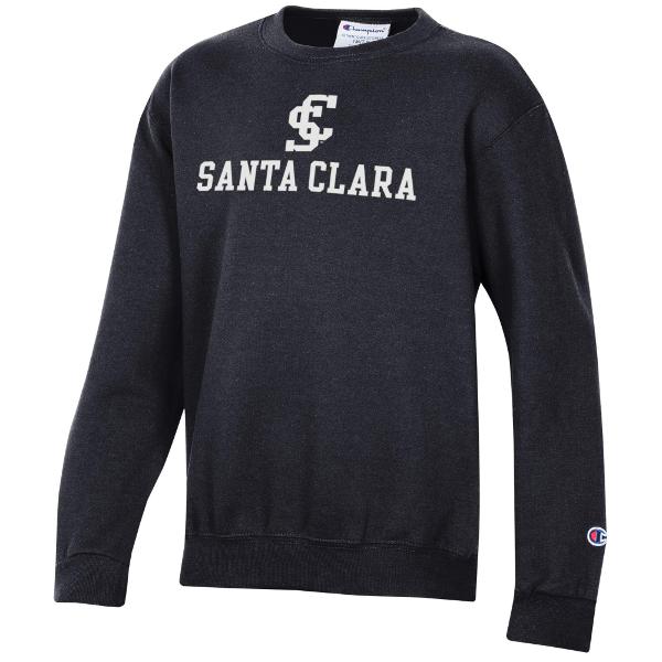 Santa Clara Broncos Champion Youth SC Powerblend Crew, Black; $46.98