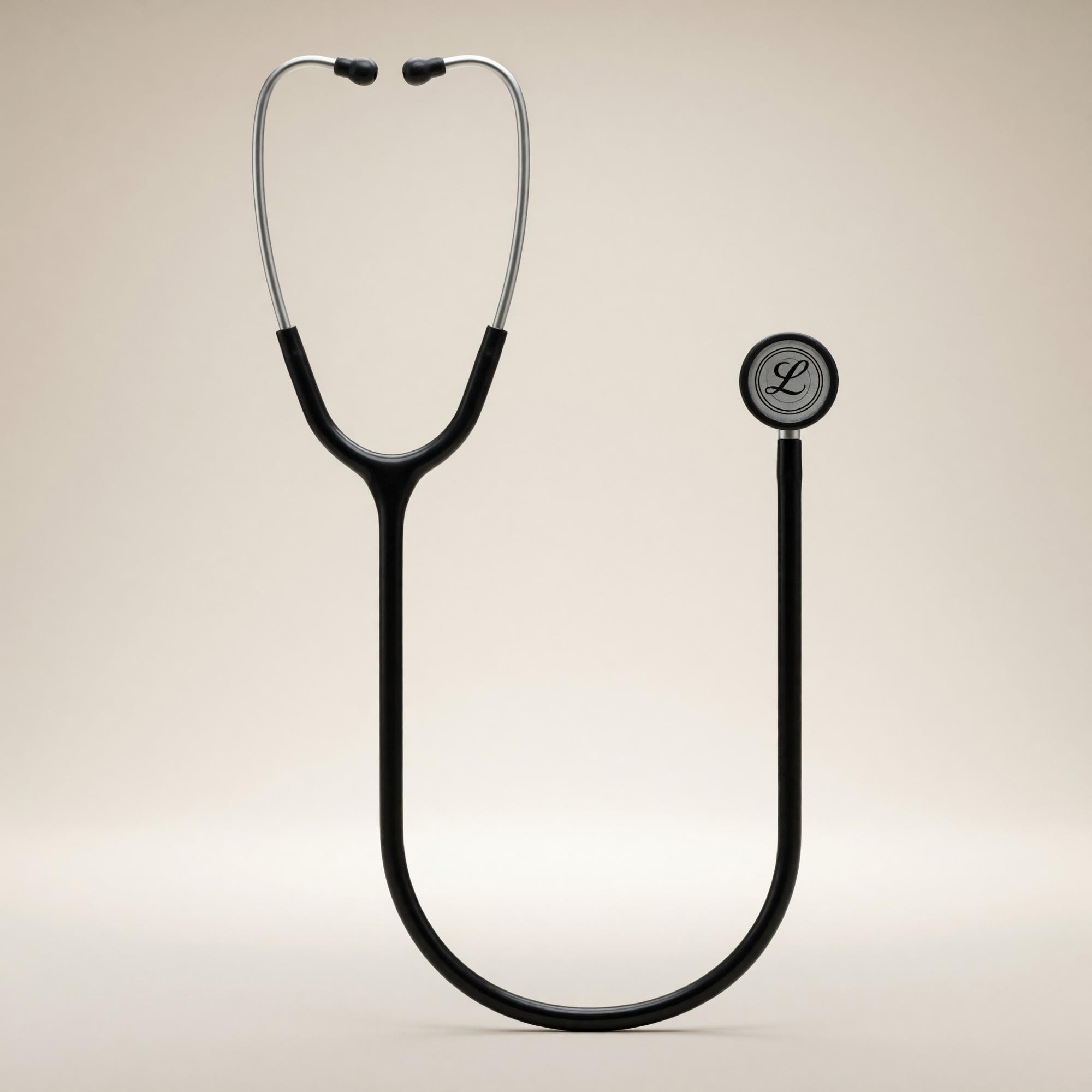 Product image 3 of 3 for SATIN FINISH BLACK STETHOSCOPE