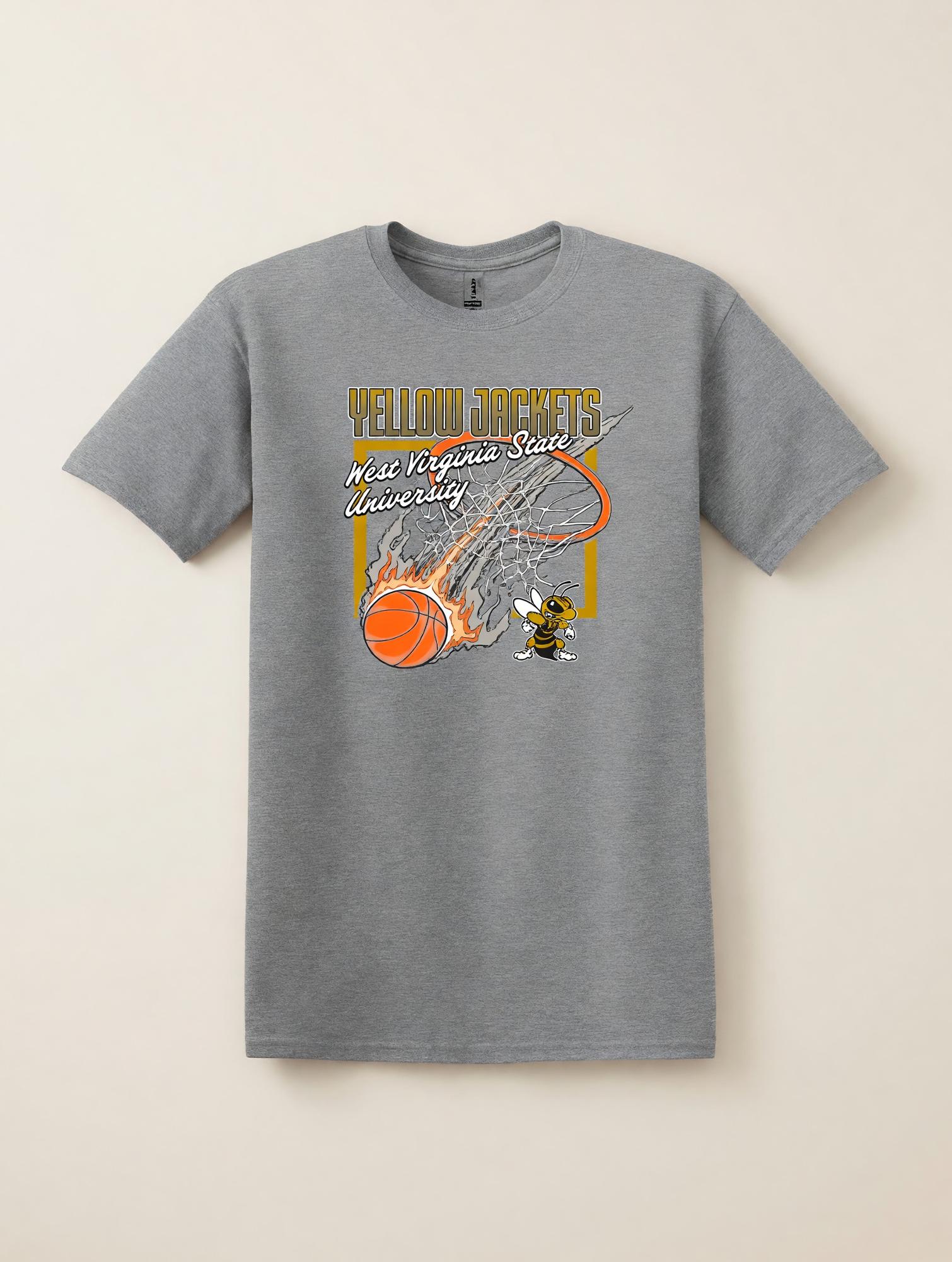 Product image 1 of 2 for Tee - College House Gray "Basketball" Crew