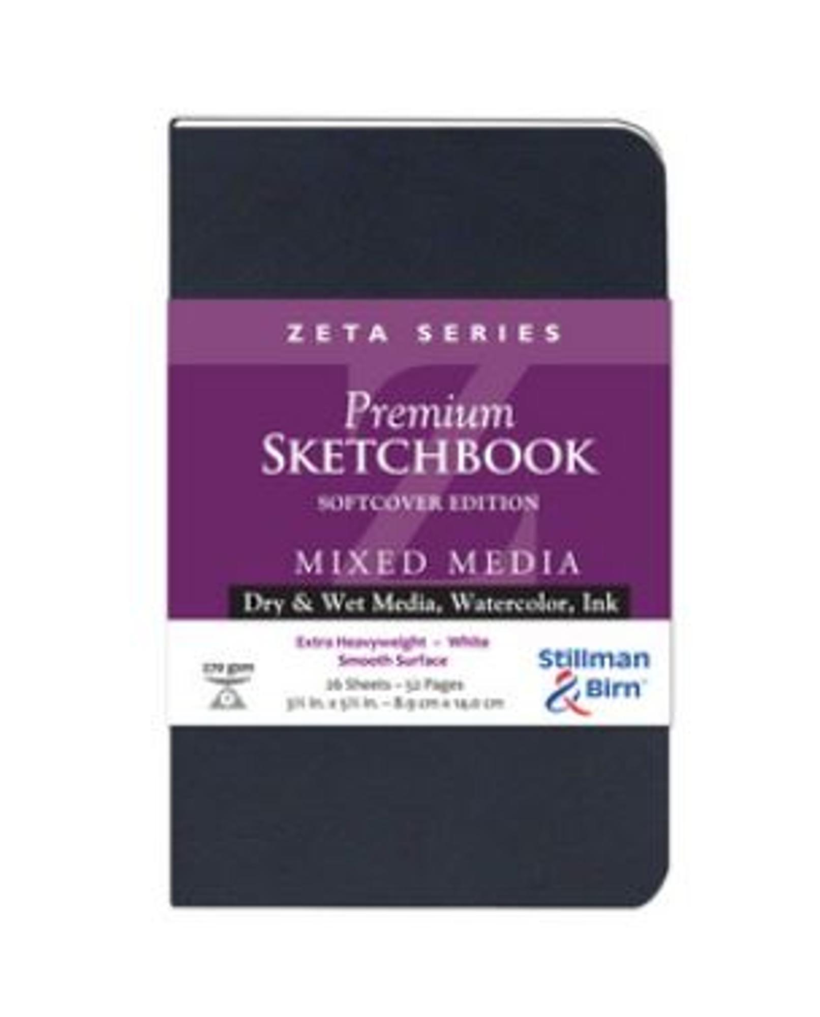 image of: Zeta Softcover Heavyweight Mixed Media Sketchbook