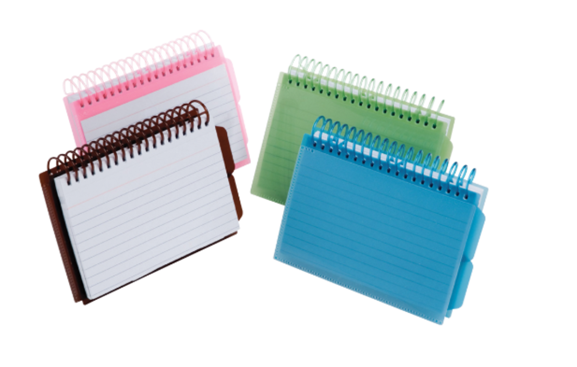 Product image 1 of 1 for Oxford 3in x 5in Ruled Poly Spiral View Front Index Cards, White
