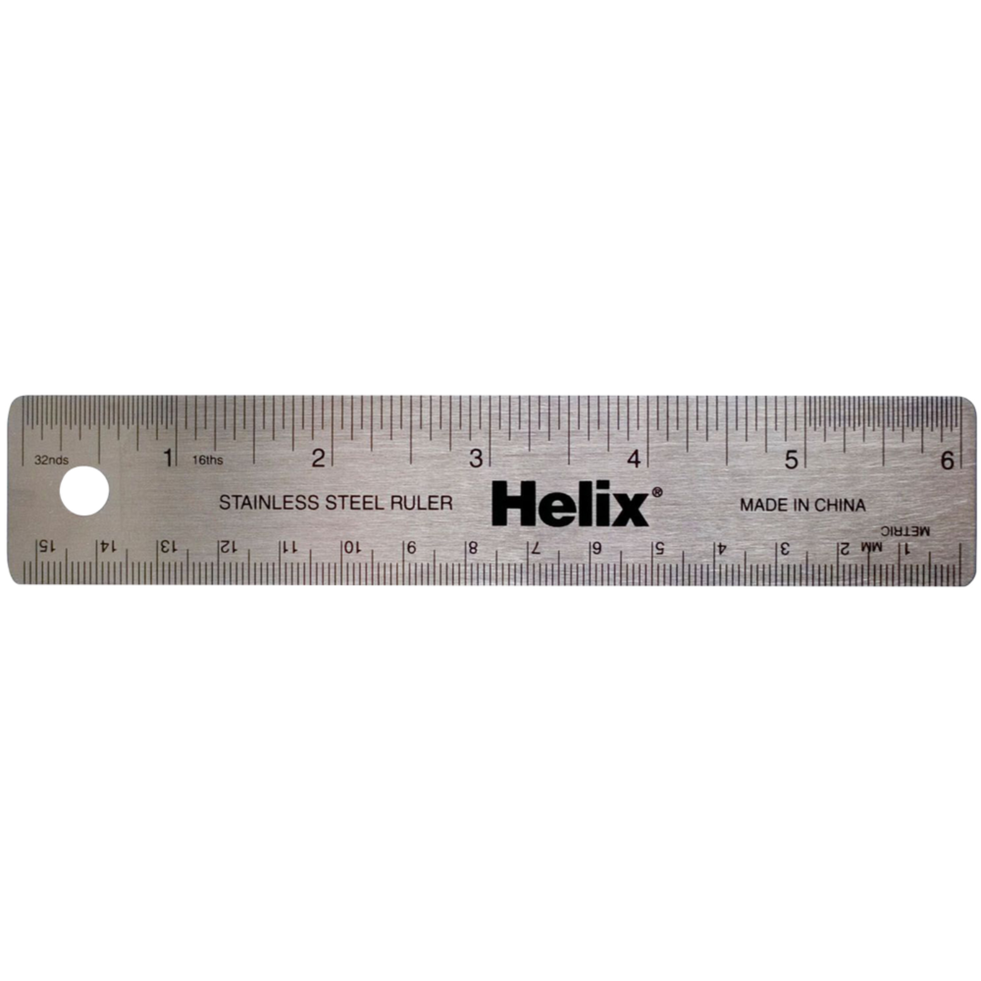 Product image 1 of 1 for Helix Stainless Steel Ruler, 6in
