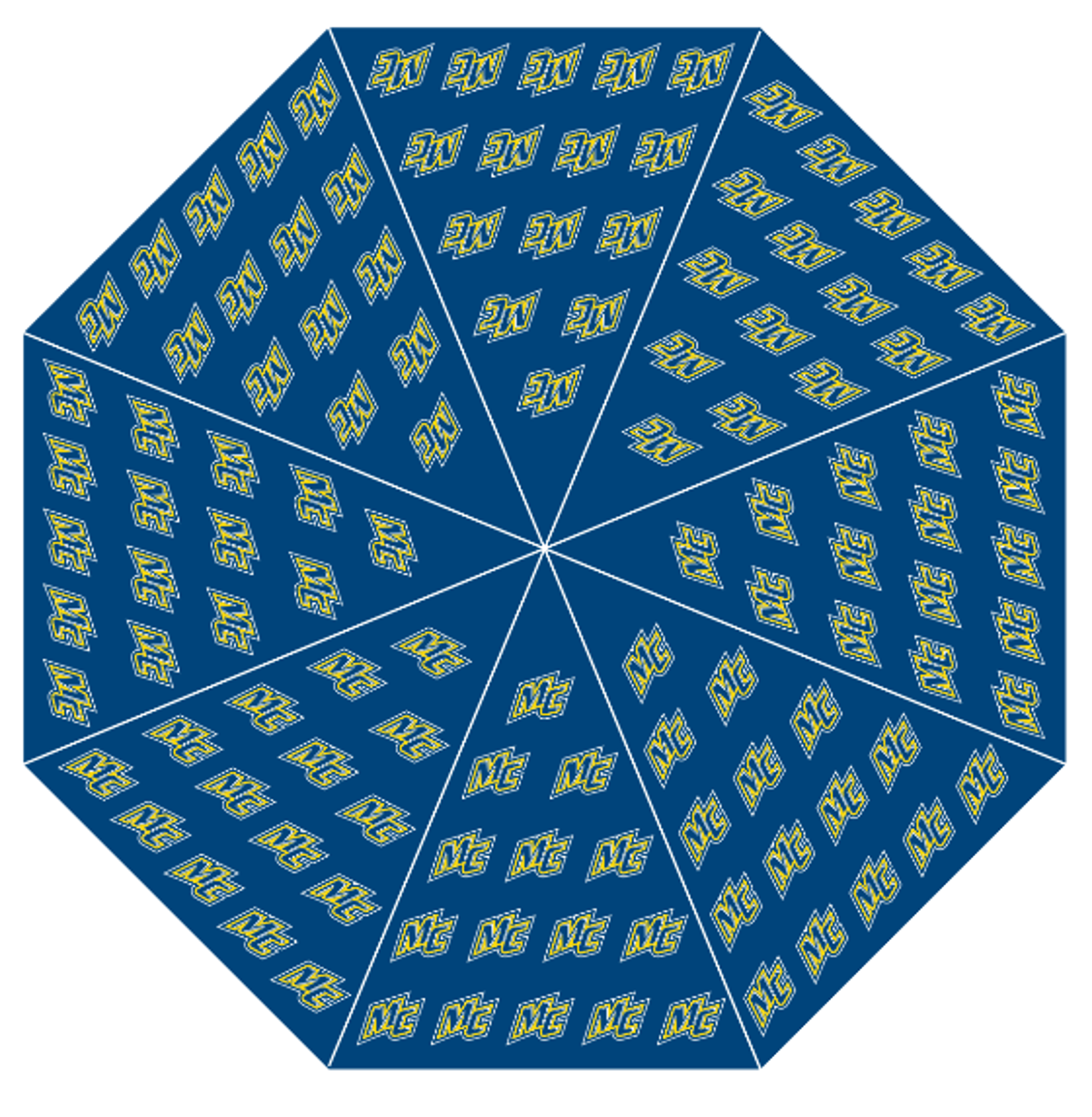 image of: Navy MC umbrella