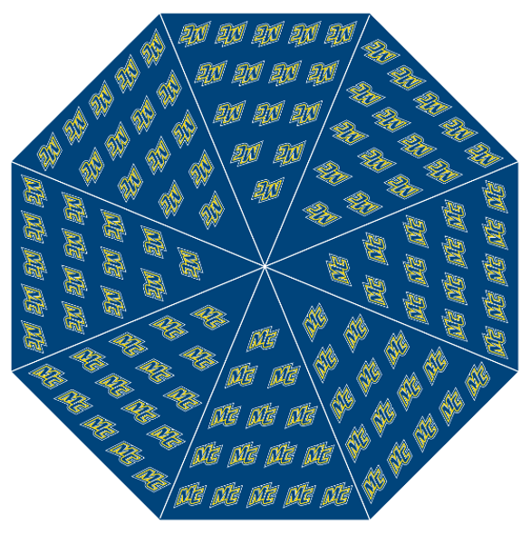 Navy MC umbrella; $24.99
