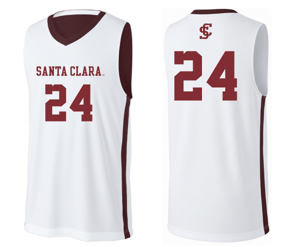 Custom Santa Clara Basketball Jersey (#24); $64.99