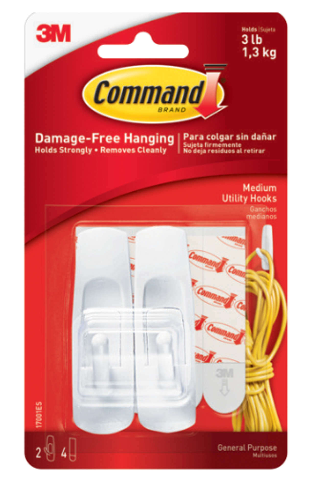 Product image 1 of 1 for Command Adhesive Designer Hook, 2 Pack, White