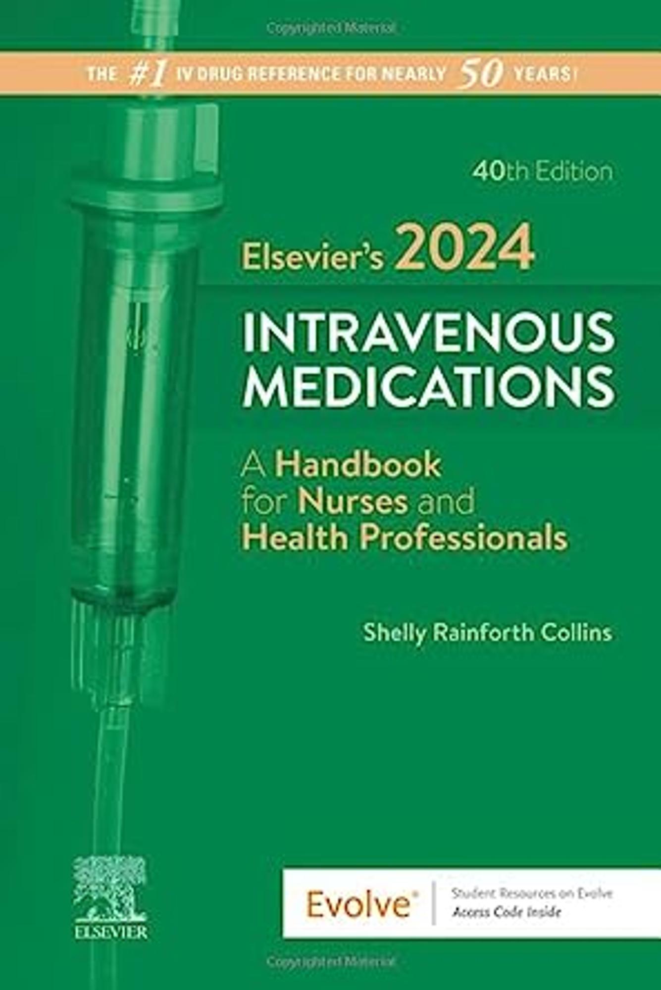 Cover image for ELSEVIER'S 2024 INTRAVENOUS...-W/ACCESS