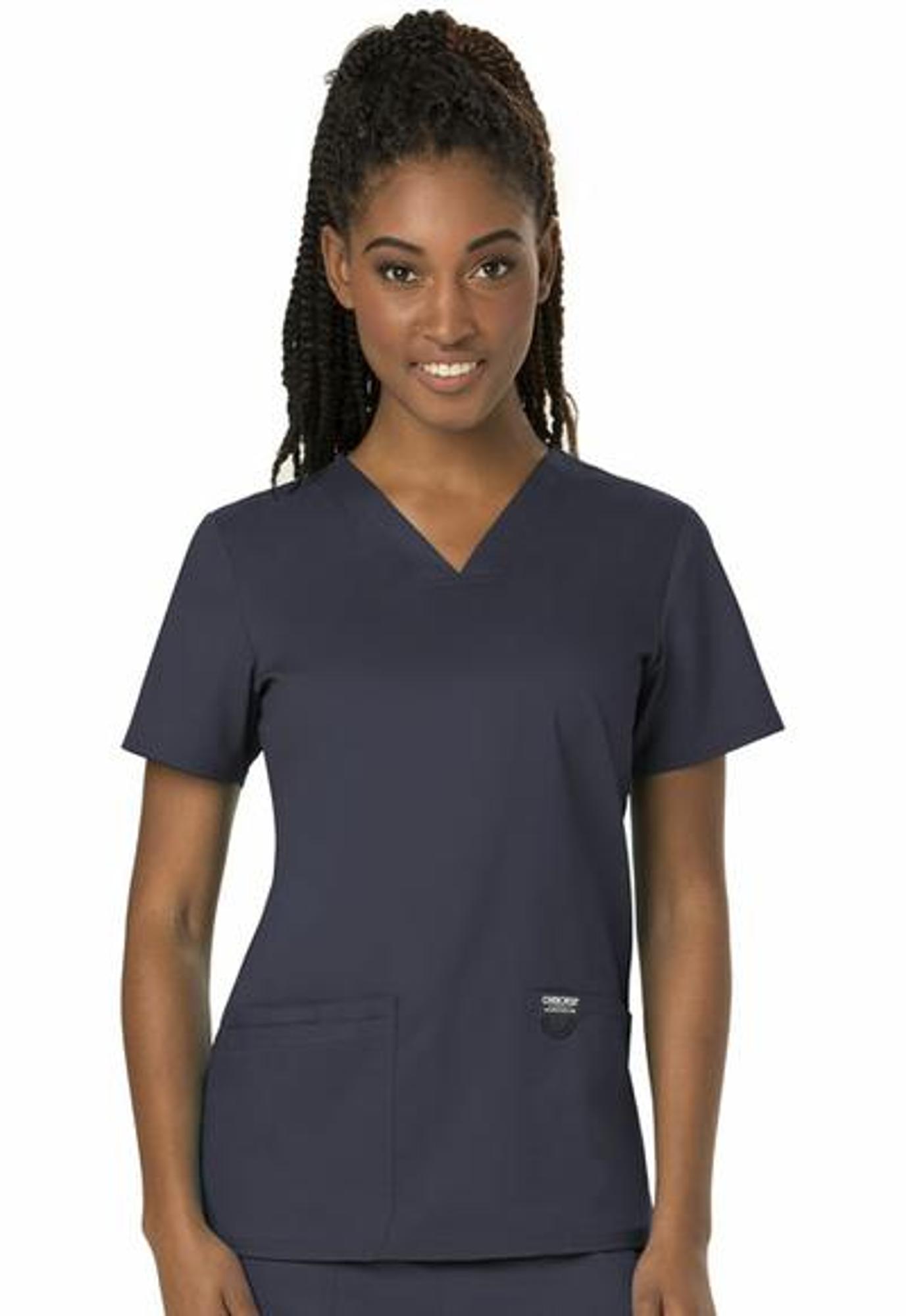 Variant 5 of 6 for Cherokee Workwear Revolution Women's V-Neck Solid Scrub Top