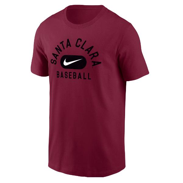 Santa Clara Broncos Nike Baseball Short Sleeve Tee, Team Maroon; $40.00