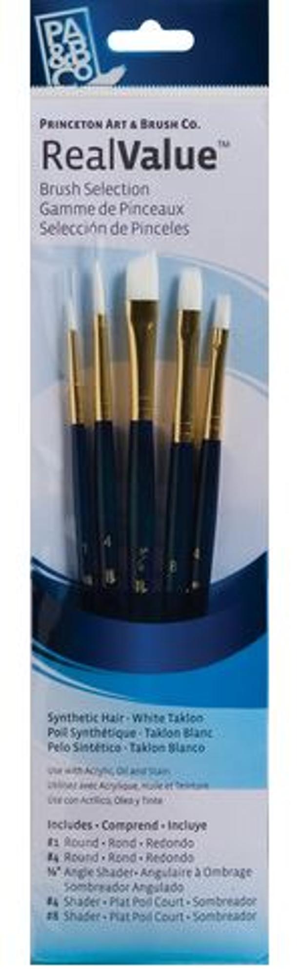 image of: Real Value Short Handle Brush Set 9136