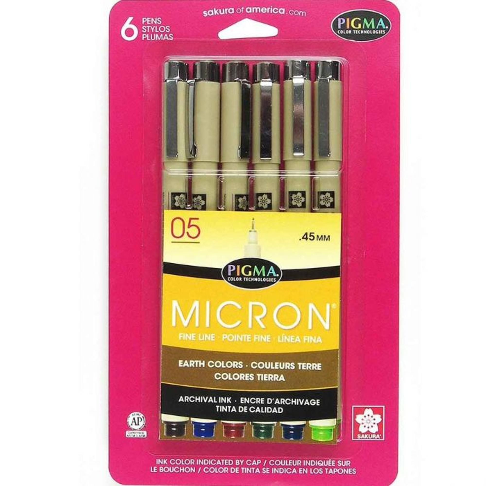 Micron Pen 6PK Heritage Set | KVCC Bookstore