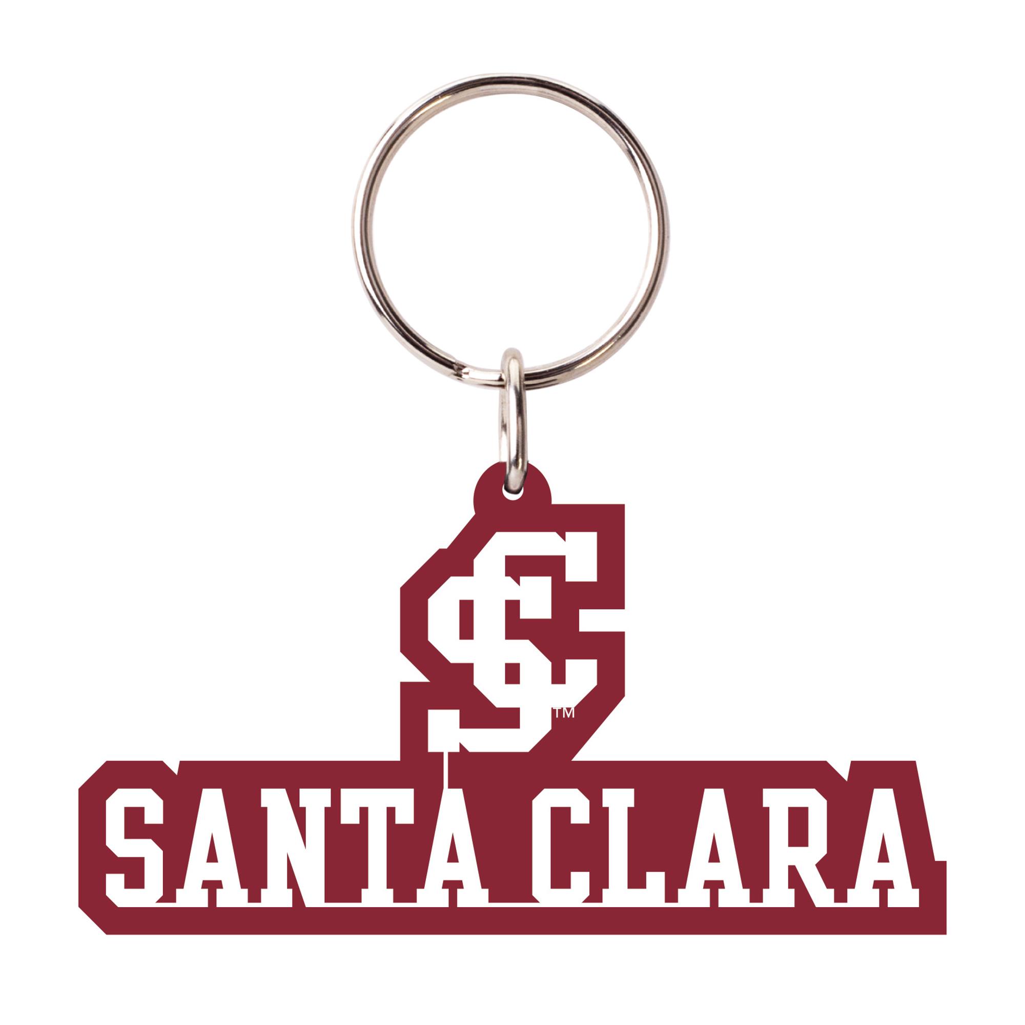 Product image 1 of 1 for Santa Clara Broncos Acrylic Ziva Keytag