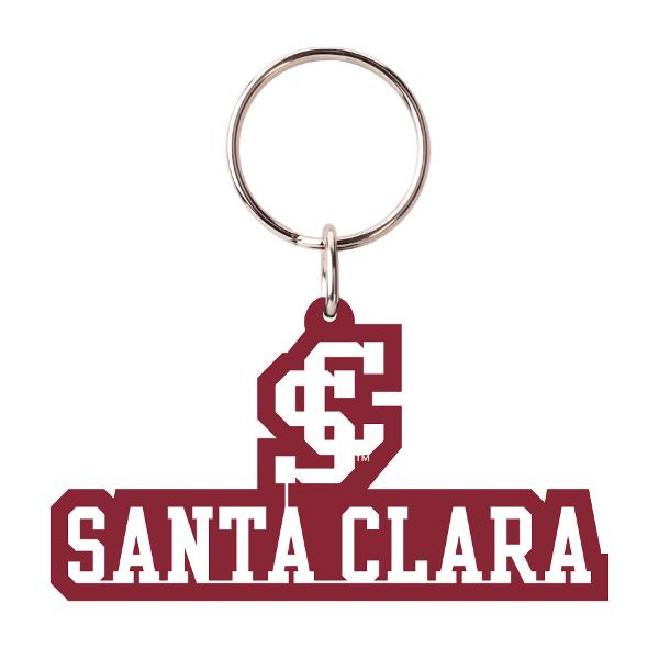 Santa Clara Broncos Acrylic Ziva Keytag; $14.98