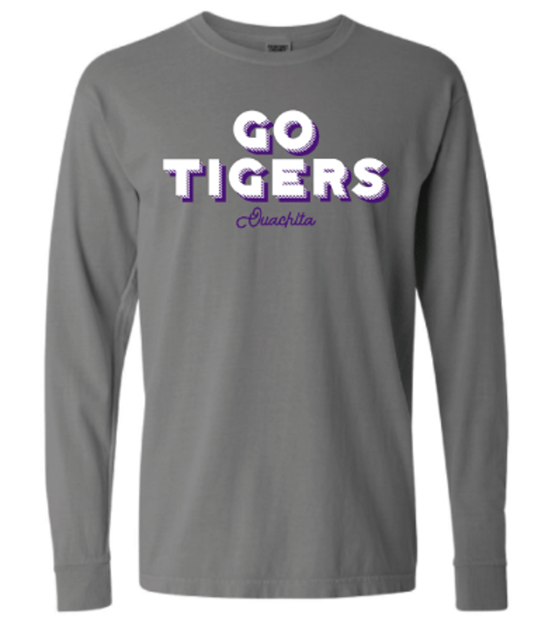 image of: Go Tigers Comfort Colors Long Sleeve Tee