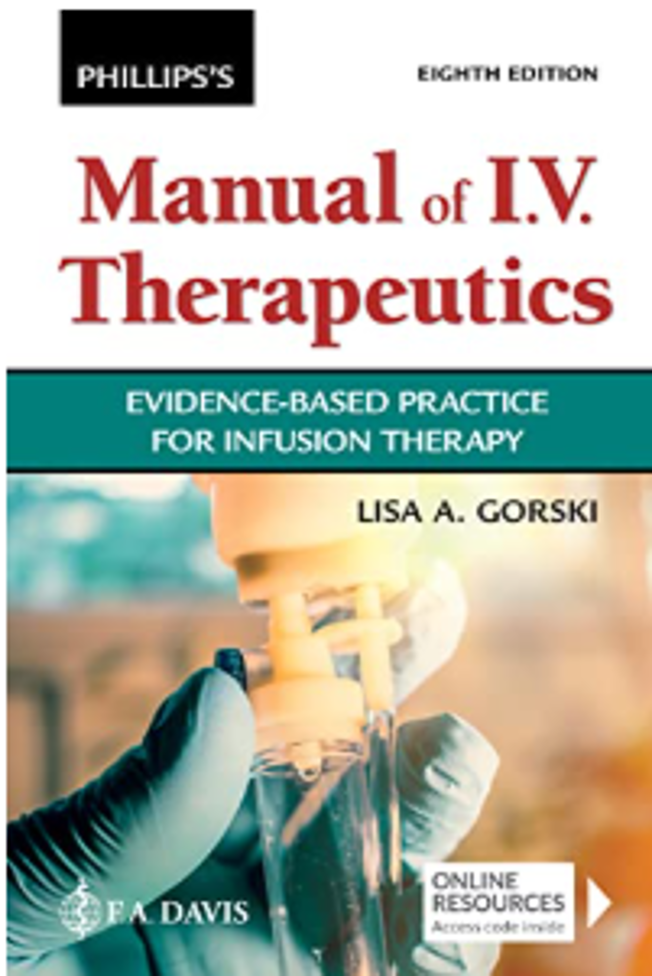 Cover image for PHILLIP'S MANUAL OF I.V. THERAPEUTICS