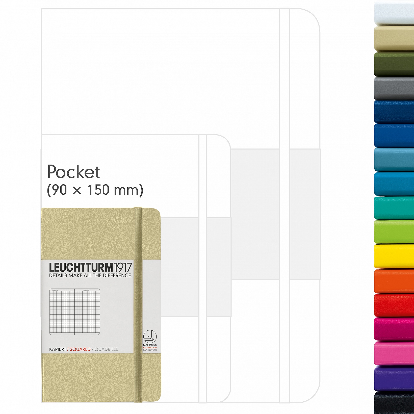 Product image 4 of 4 for Notebooks Pocket (A6) 185pg Hardcover-Ruled