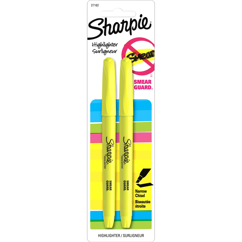 Product image 1 of 1 for Sharpie Pen Style Pocket Highlighter - Yellow, 2pk