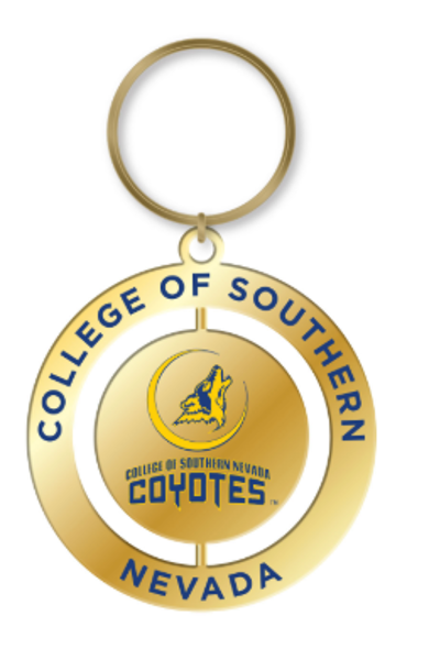 CSN KEY TAG SPINNER COYOTE; $12.99