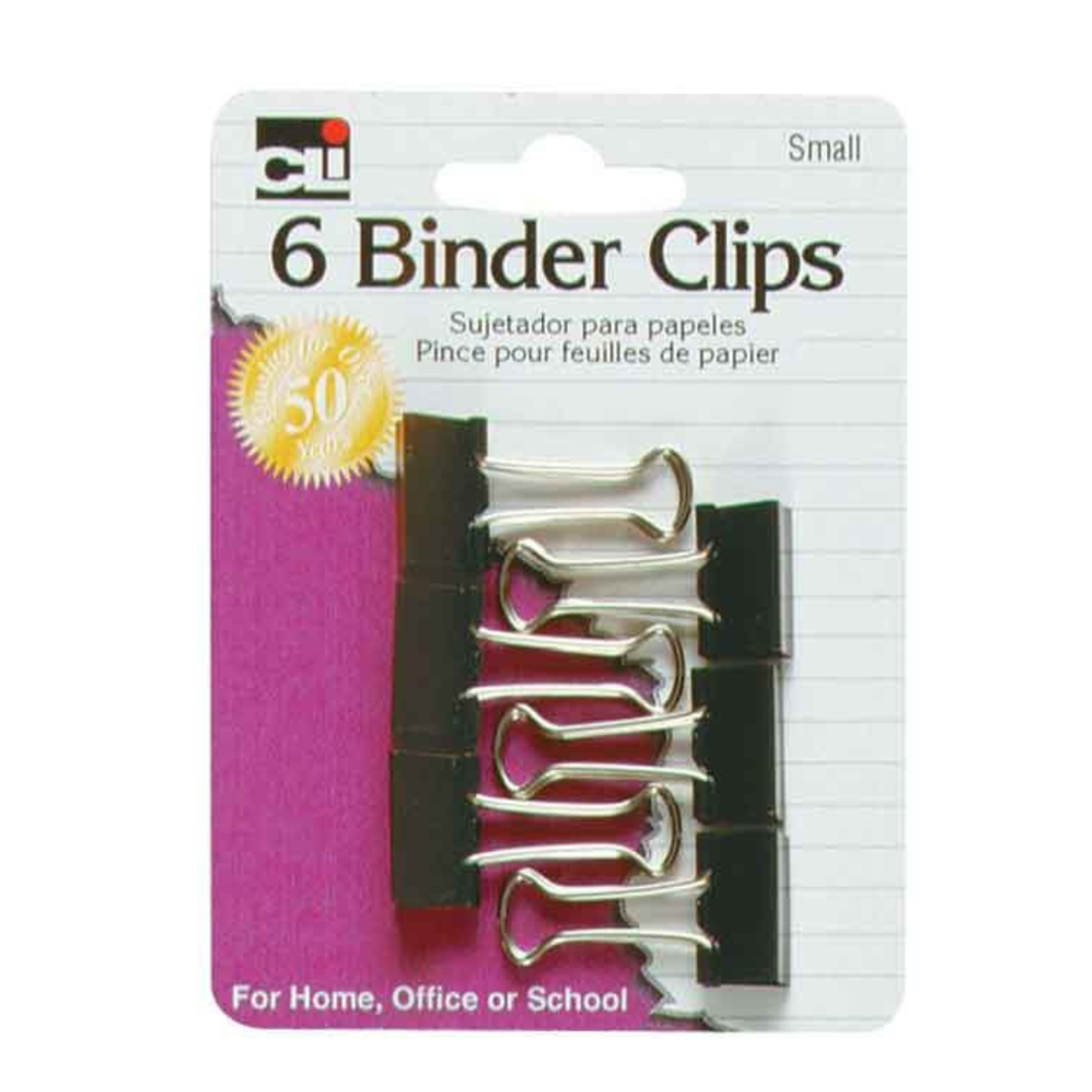 Product image 1 of 1 for BINDER CLIPS 3/8" CAPACITY