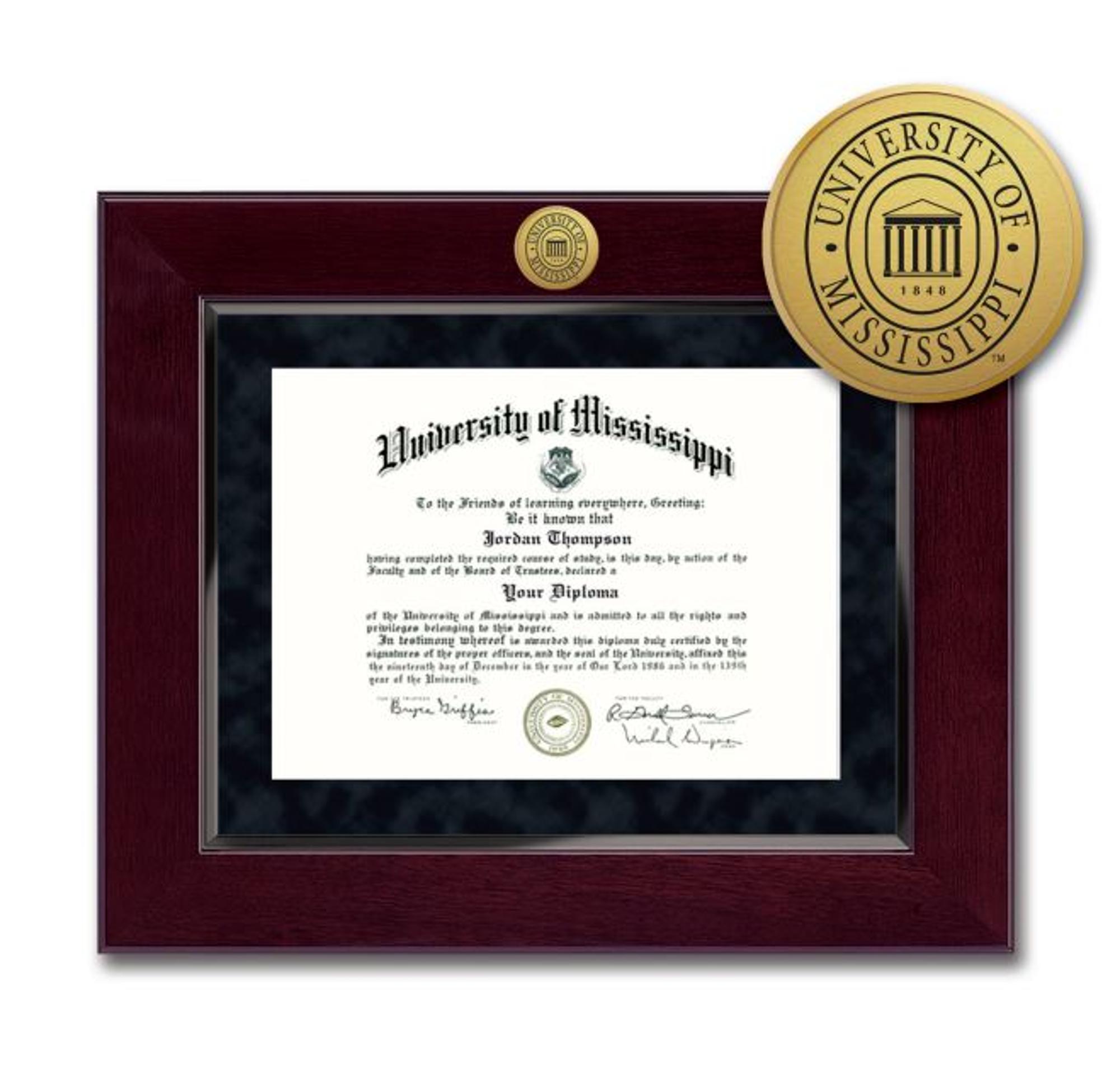 image of: Millennium Diploma Frame