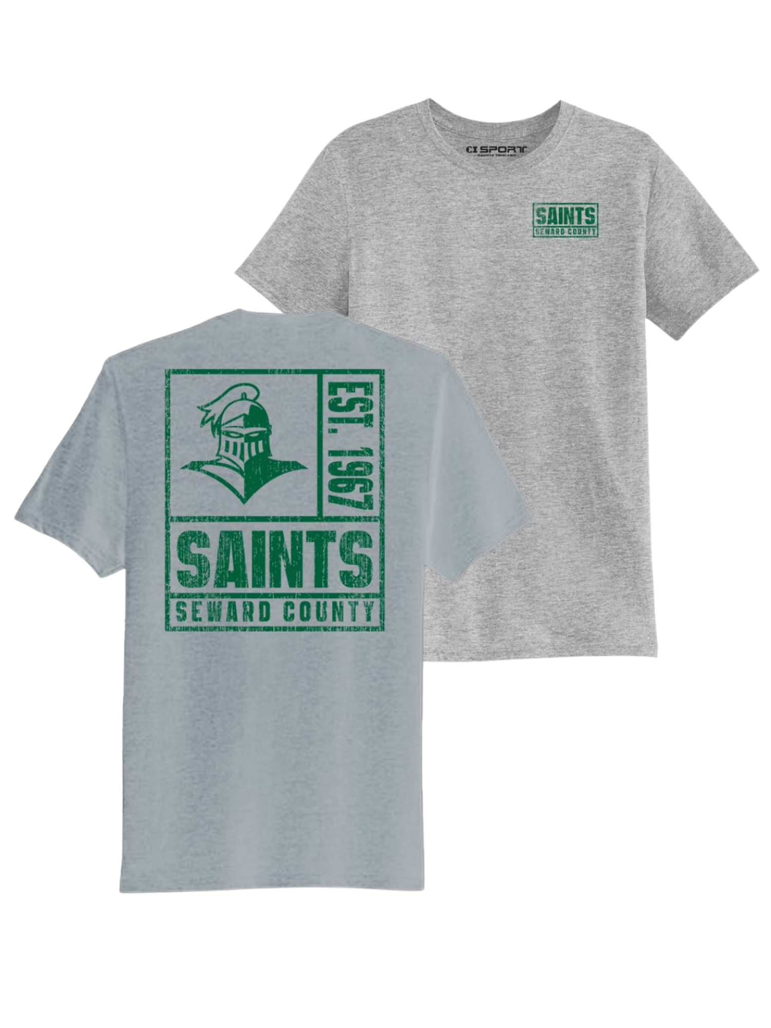 Product image 1 of 3 for CI SPORT SEWARD SAINTS BABBLER TRIBLEND SHORT SLEEVE TEE