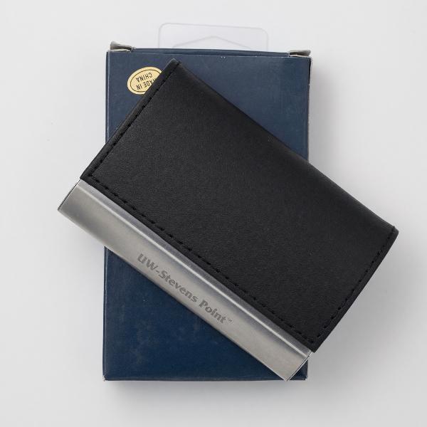 UW - Stevens Point Business Card Holder; $12.99