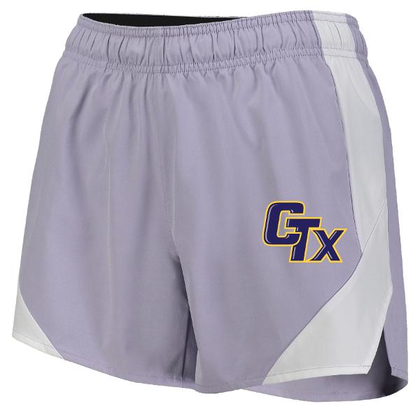 CTX Women's Athletic Shorts - Dusty Lavender/White; $32.99