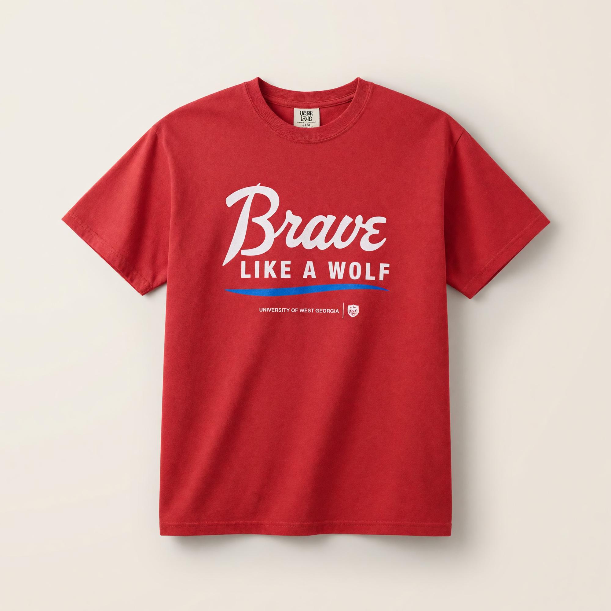 Variant 5 of 6 for BRAVE LIKE A WOLF LOGO COMFORT COLOR T-SHIRT