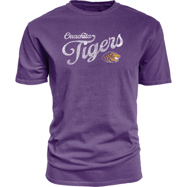Ouachita Tigers Brunch Time Dyed Ringspun Tee; $29.99