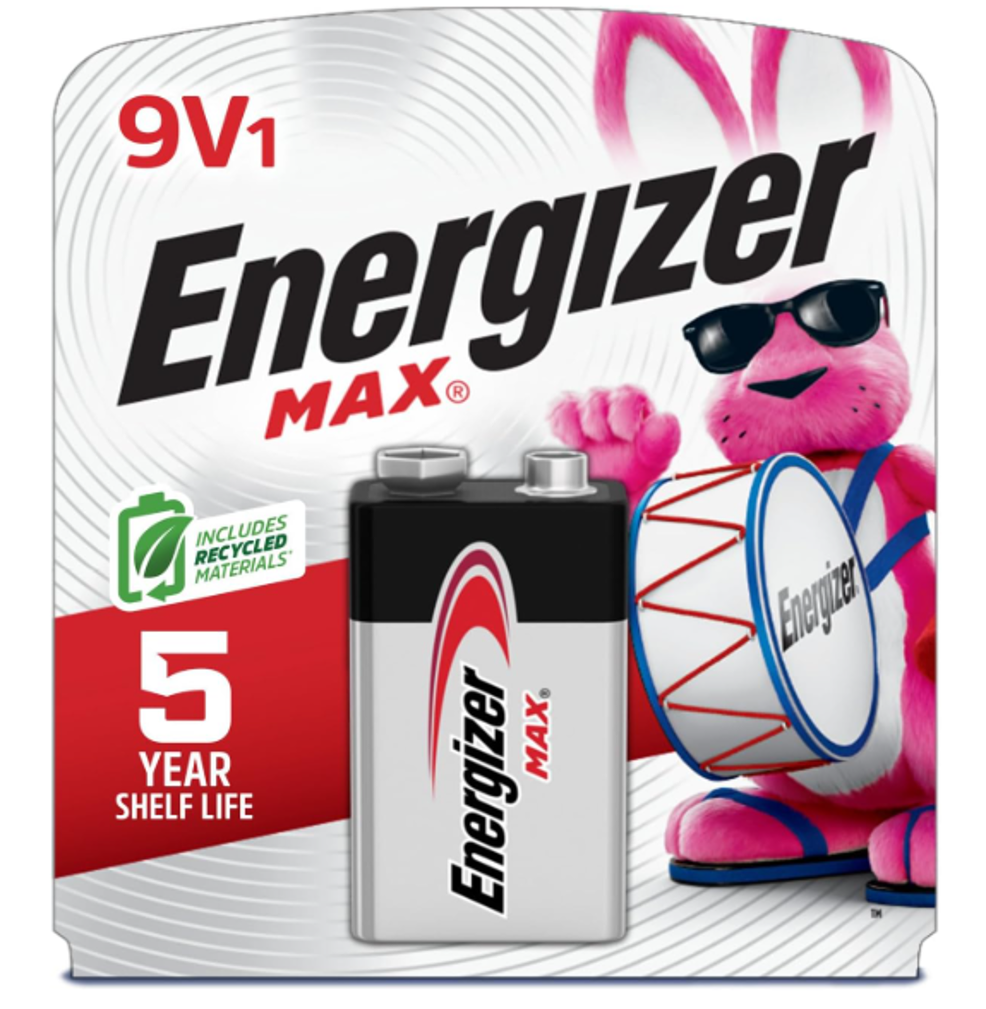 image of: Energizer Max 9V Alkaline Battery