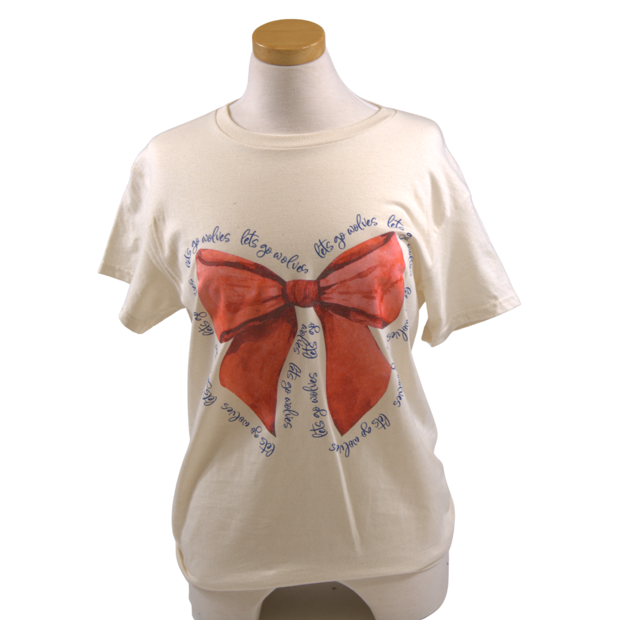 Product image 2 of 2 for LETS GO WOLVES BOW TEE