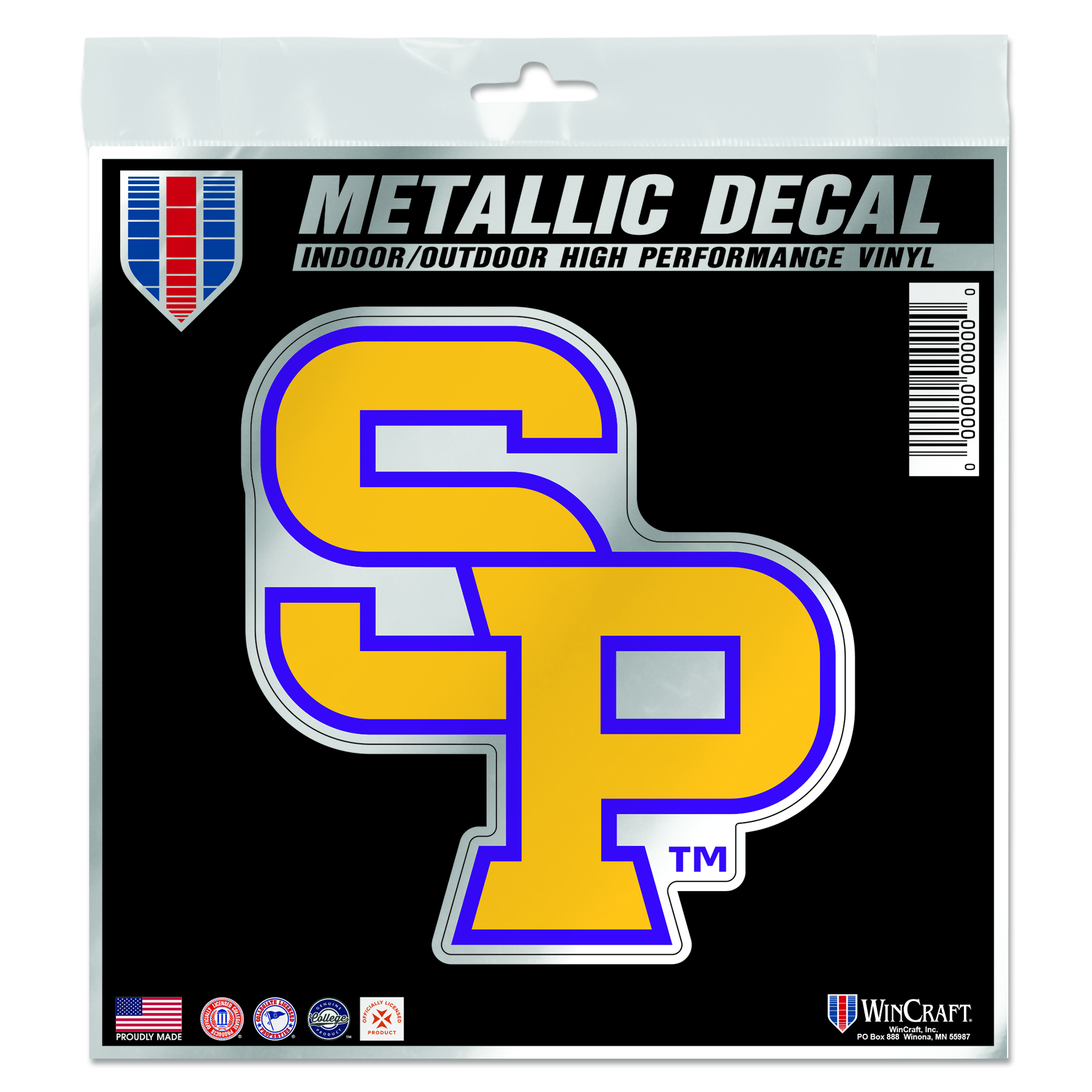 Product image 1 of 1 for UWSP Pointers SP 6in x 6in Metallic Perfect Cut Decal