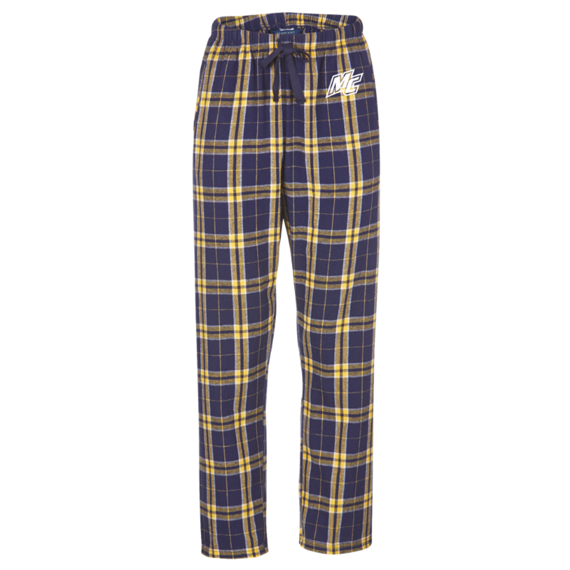image of: Youth Navy and Gold Flannel Pants