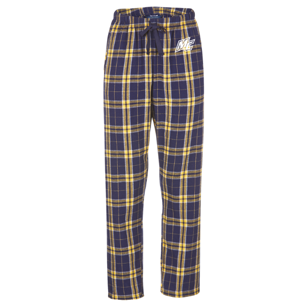 Youth Navy and Gold Flannel Pants; $36.99