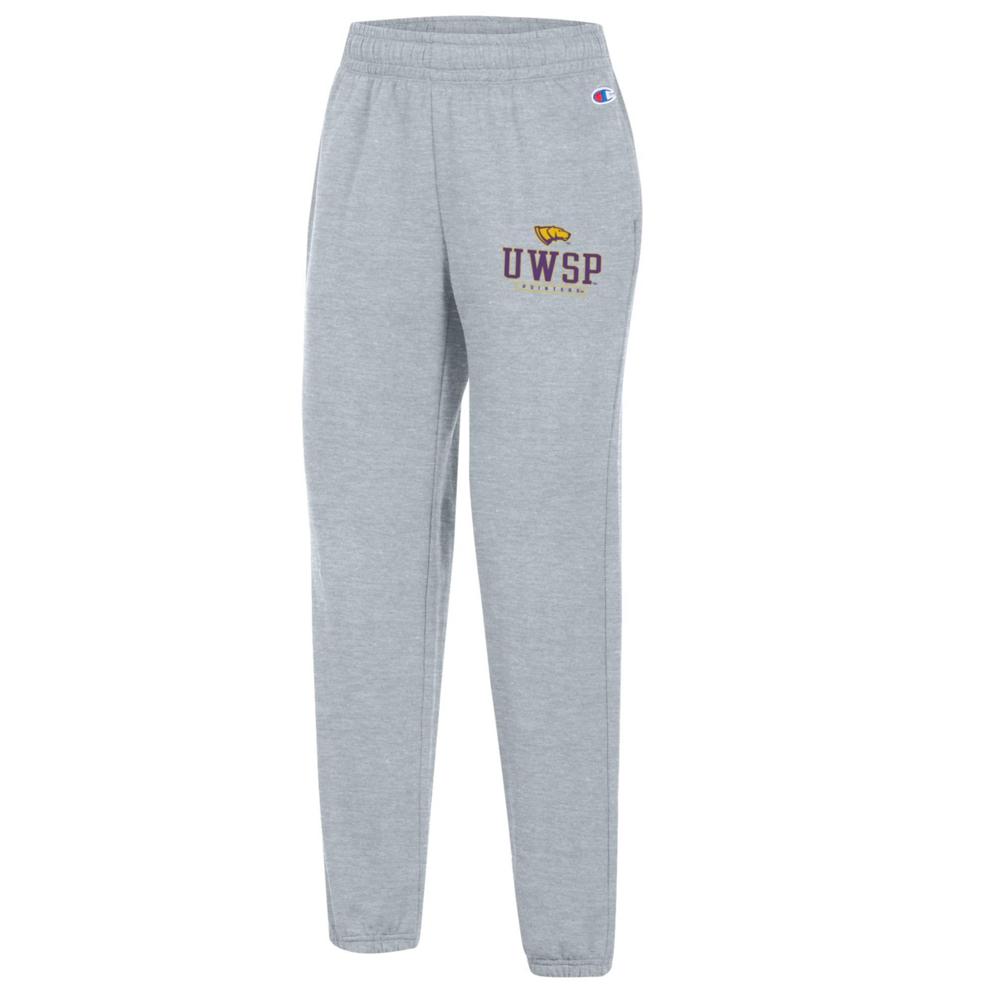 Product image 1 of 1 for UWSP Women's Champion Fleece Pant, Heather Grey