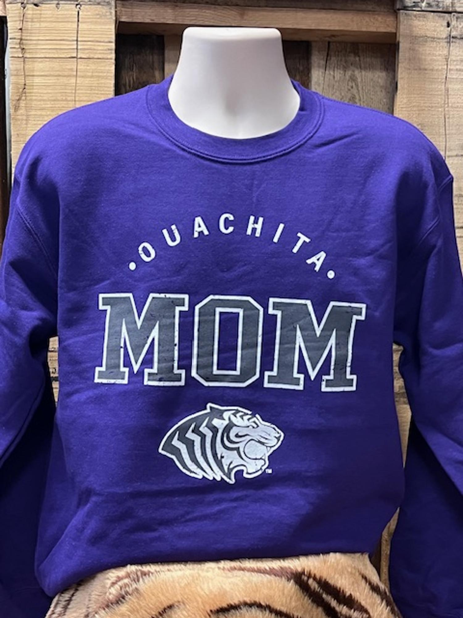 image of: Ouachita Mom Heavy Blend Crewneck Sweatshirt