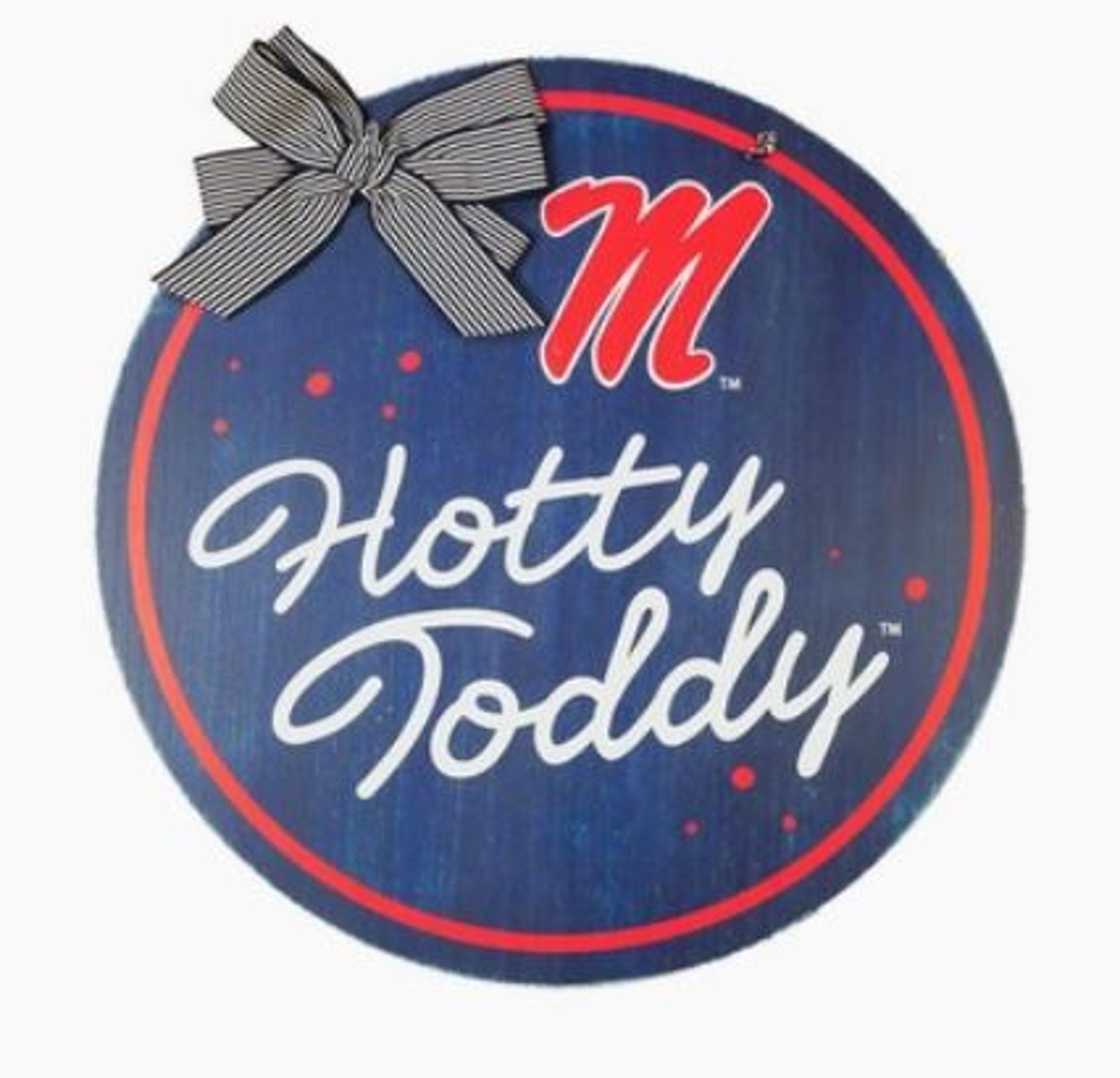 image of: Ole Miss Hotty Toddy Wood Door Hanger 20in