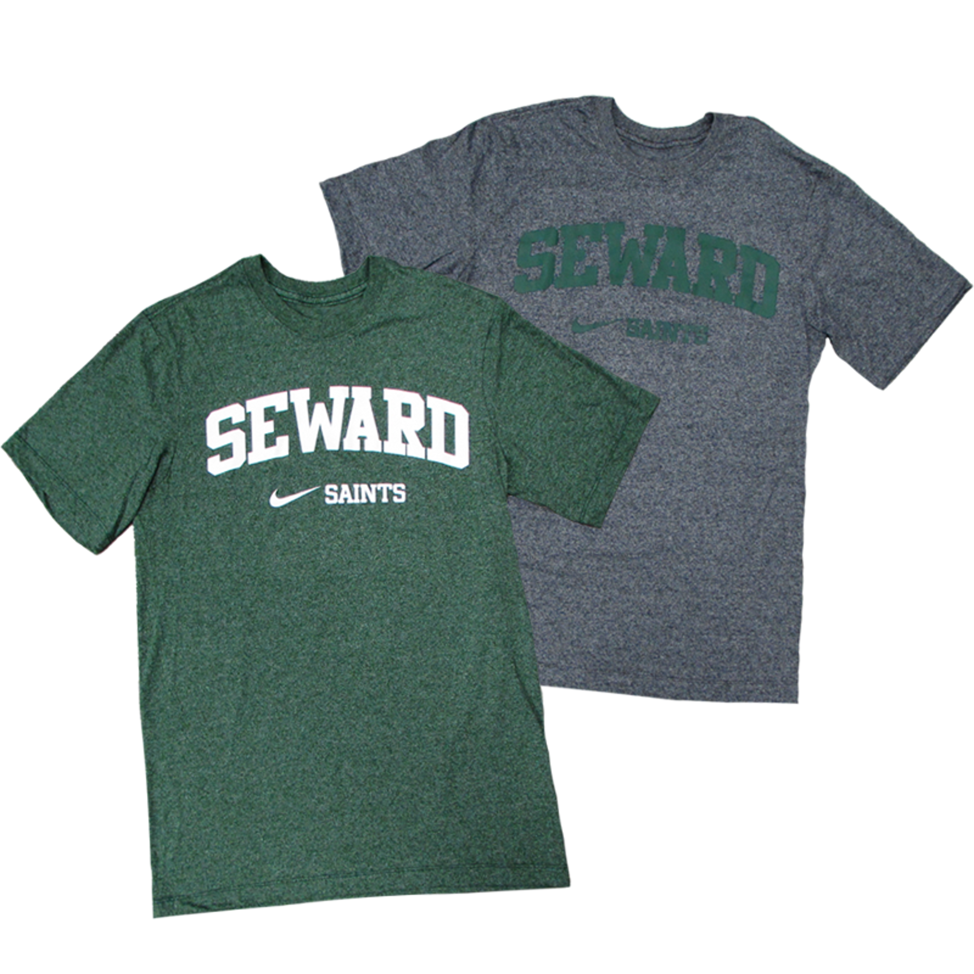 image of: NIKE SEWARD BIG FONT MARLED SHORT SLEEVE TEE