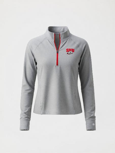 Colosseum Womens 1/4 Zip Gray SUU Thor; $46.00