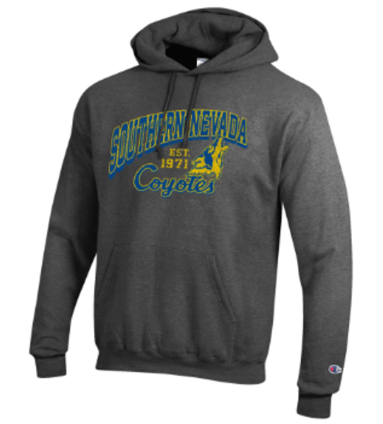 CSN HOODIE ARCH STACKED COYOTE GRANITE HTH; $58.99