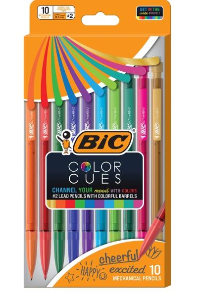 BIC Color Cues 10pk Mechanical Pencils - 7mm; $4.99