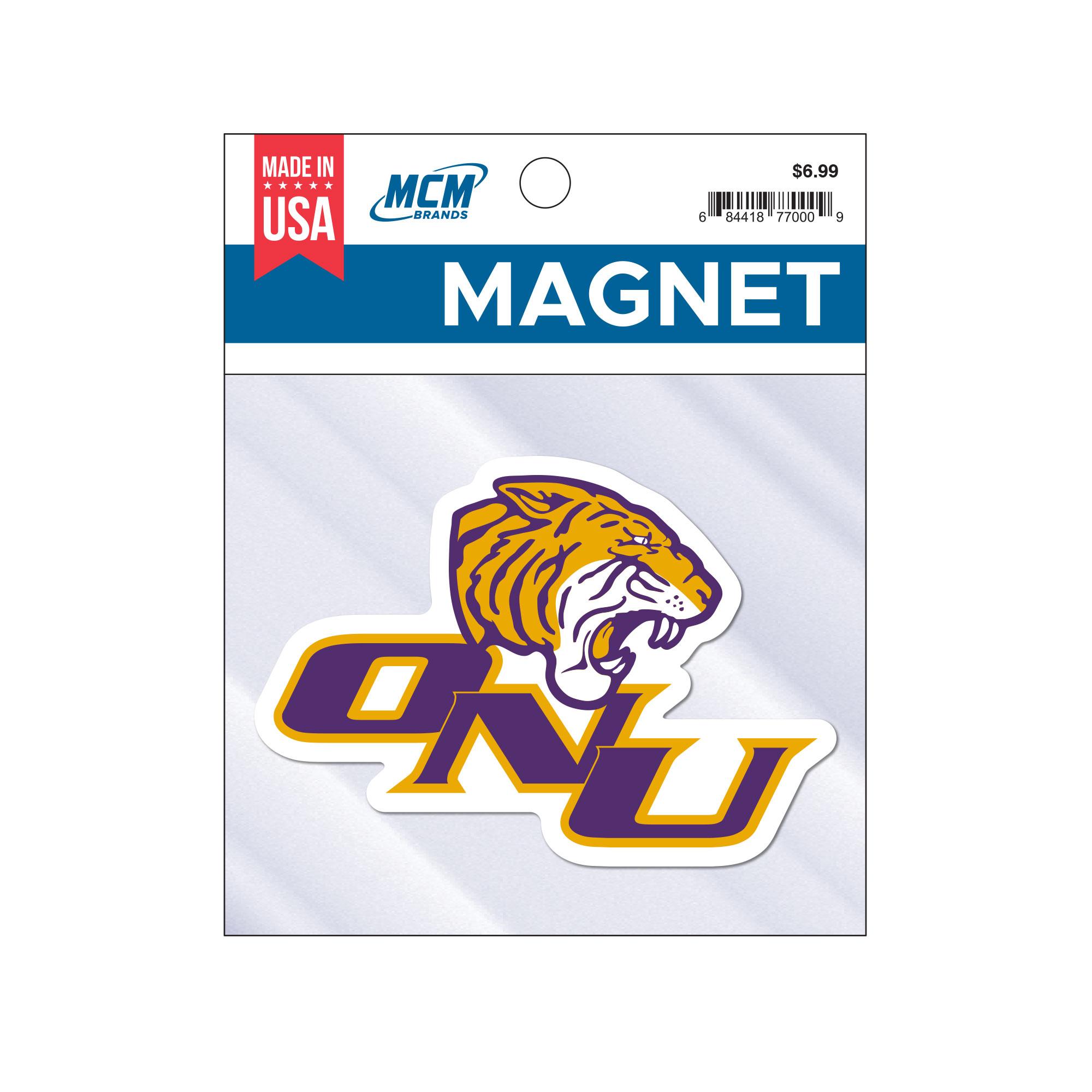 Product image 1 of 1 for Tiger Head ONU Custom Shape Magnet
