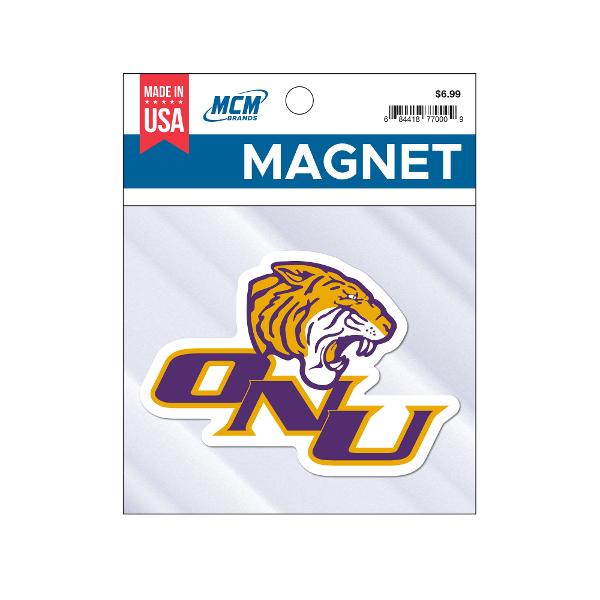 Tiger Head ONU Custom Shape Magnet; $6.99
