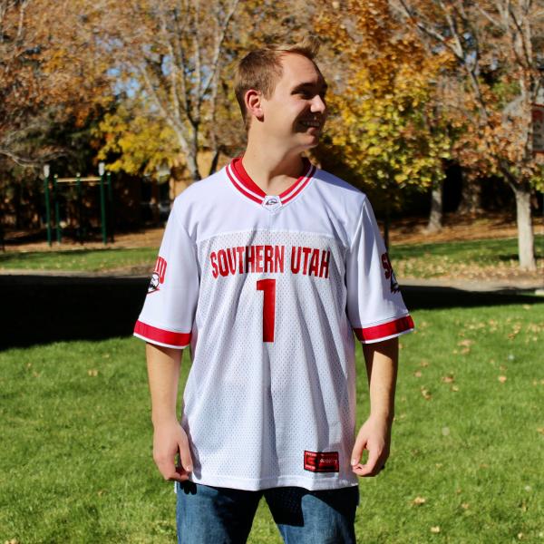 Colosseum White Football Jersey; $68.00